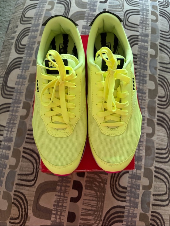 Puma Shoes - Puma Neon Yellow Athletic Mesh Sneakers